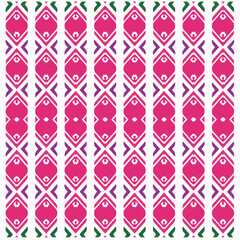 Vector geometric ornament in ethnic style. Seamless pattern with  abstract shapes, repeat tiles. Repeating pattern for decor, fabric,textile and fabric.