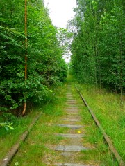 Obraz premium Abandoned railway