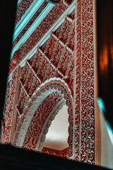 Step inside a historic home and marvel at the elegant, red colonial architecture