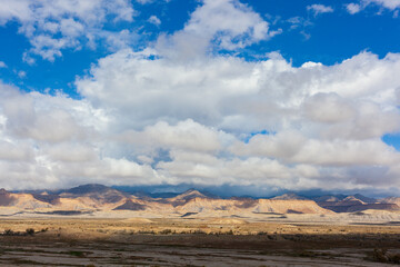Clouds over the high desert in western Colorado near the Utah border.