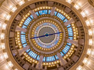 Obraz premium Inside dome of the Idaho State Capital building