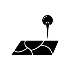 Pin point icon vector