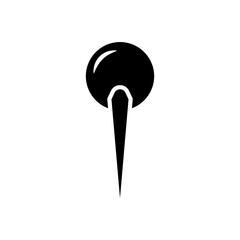 Pin point icon vector