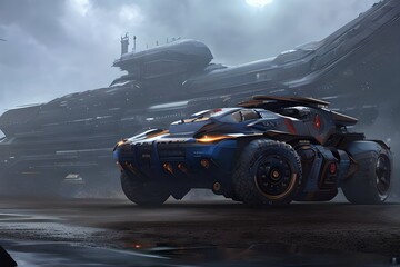 Next-Gen vehicle created by AI