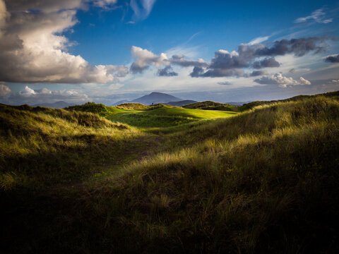 Golf Linksplatz in Irland