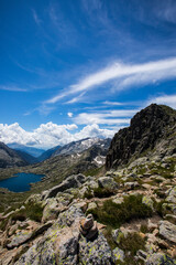 Summer landscape in Aiguestortes and Sant Maurici National Park, Spain