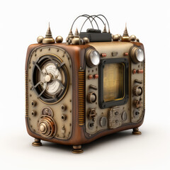 Vintage Vibes: A Steampunk Style Radio