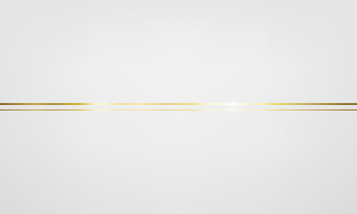 ラグジュアリーな雰囲気のゴールドの二本線