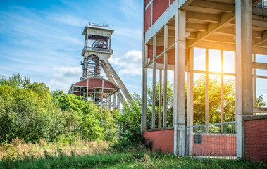 Former coal mine site in Belgium.