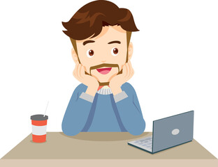 people thinking sitting and rest her chin in hands