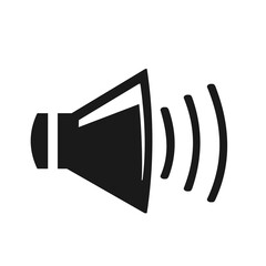 Vector illustration sound, speaker icon. Flat design. 