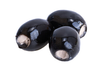 olives stuffed with cheese isolated