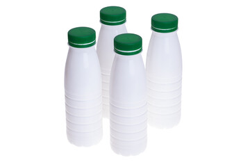 plastic bottles isolated