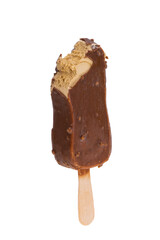 ice cream on a stick isolated