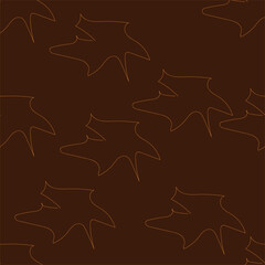 seamless vector pattern in brown color