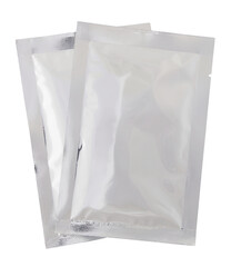plastic package bag isolated with clipping path for mockup