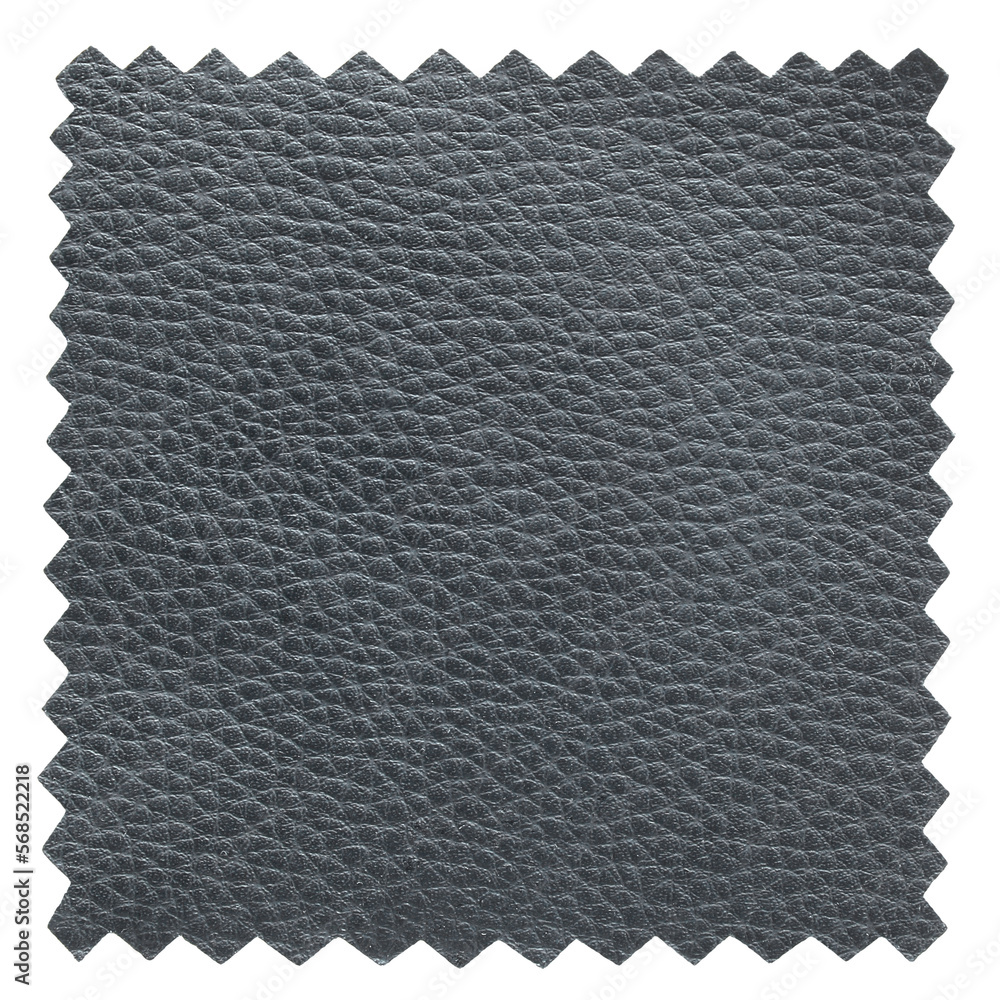 Wall mural black leather samples texture isolated with clipping path for mockup