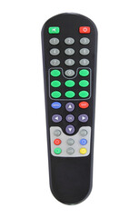 TV remote control isolated with clipping path
