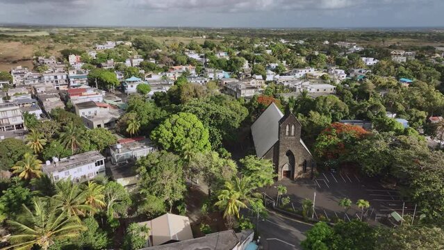 Trou D'eau Douce Village Top View, Mauritius