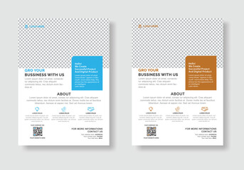 Digital marketing flyer promotion social media post template.