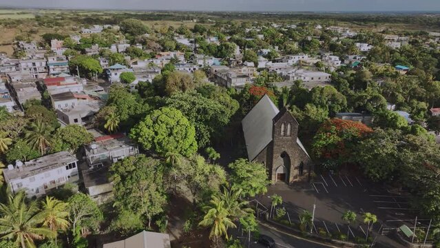 Trou D'eau Douce Village Top View, Mauritius