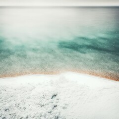 sunny beach with sand