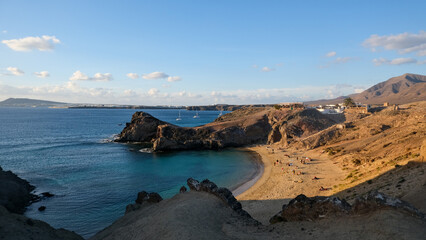Lanzarote Island in the Atlantic Ocean