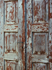 old wooden door
