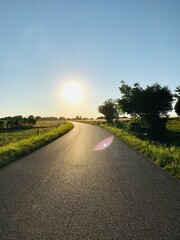 road in the countryside