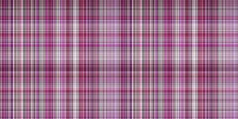 Viva magenta tartan seamless border. Gingham plaid kitchen cloth in color of the year 2023. Gingham trim. 