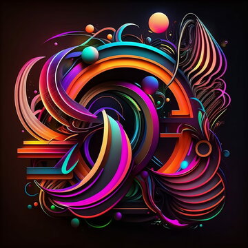 abstract background with circles
