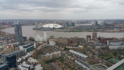 Obraz premium aerial view of the city