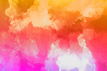 Drop of ink. Large dried ink spots or blots. Abstract watercolor background