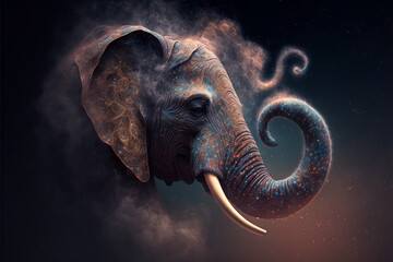 Spirit animal - Elephant, Generative AI