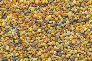 Bee pollen granules. Multivitamins from nature. Beehive product