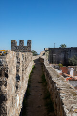 Fototapeta premium Landscape with the fortress of Serpa city - Portugal