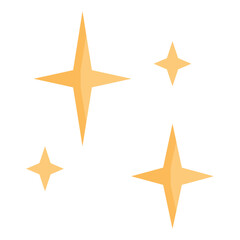 Obraz premium star night flat icon