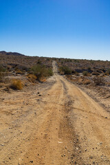 Desert Dirt Road in Southern California