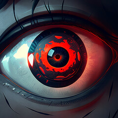  Fantasy eyes. 3d illustrations. Realistic