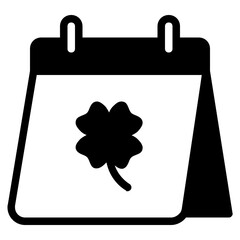 st patricks day glyph icon