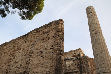 The Temple of Vesta in Tivoli, Lazio Italy