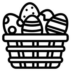 easter basket icon