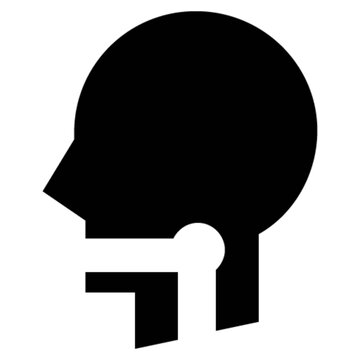 human larynx vector, icon, symbol, logo, clipart, isolated. vector illustration. vector illustration isolated on white background.