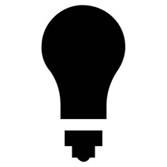 light bulb vector, icon, symbol, logo, clipart, isolated. vector illustration. vector illustration isolated on white background.