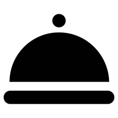 cloche vector, icon, symbol, logo, clipart, isolated. vector illustration. vector illustration isolated on white background.