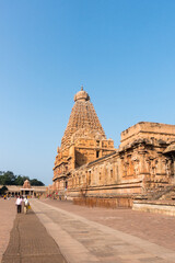 Bridhadishwara temple, UNESCO World Heritage Site, Thanjavur (Tanjore), Tamil Nadu, India, Asia
