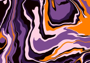 Abstract marble resin art print for fabrics and wrapping paper and textbooks and packaging and textiles