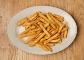 French fries on a plate
