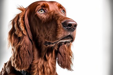 Irish Red Setter dog