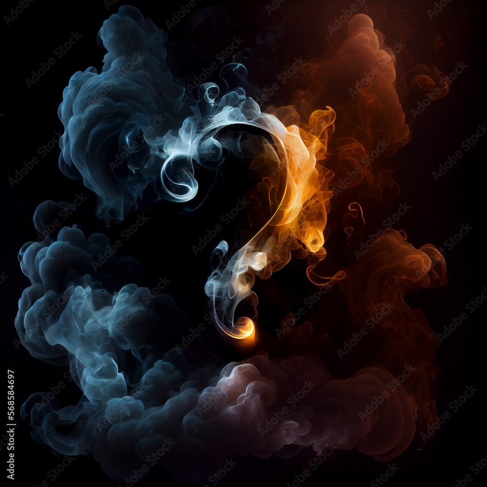 Poster isolated question mark, business and human choices concepts. made with generative ai.